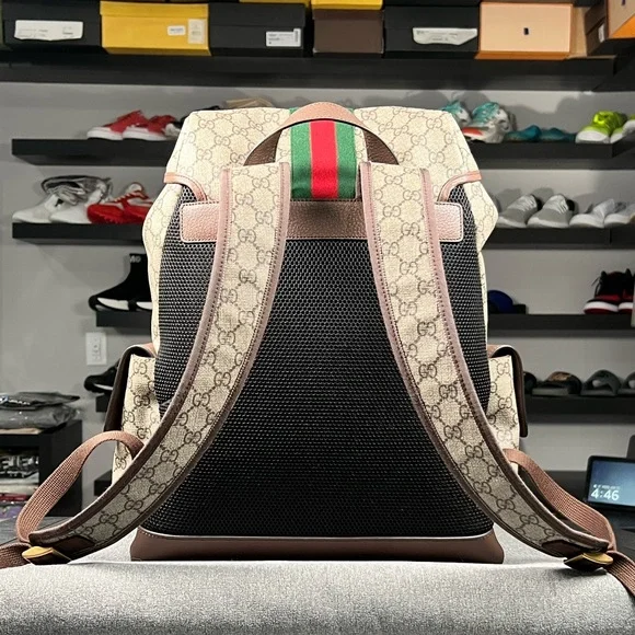 🛑SOLD🛑🍓GUCCI OPHIDIA GG MEDIUM BACKPACK🍓 - Picture 7 of 13